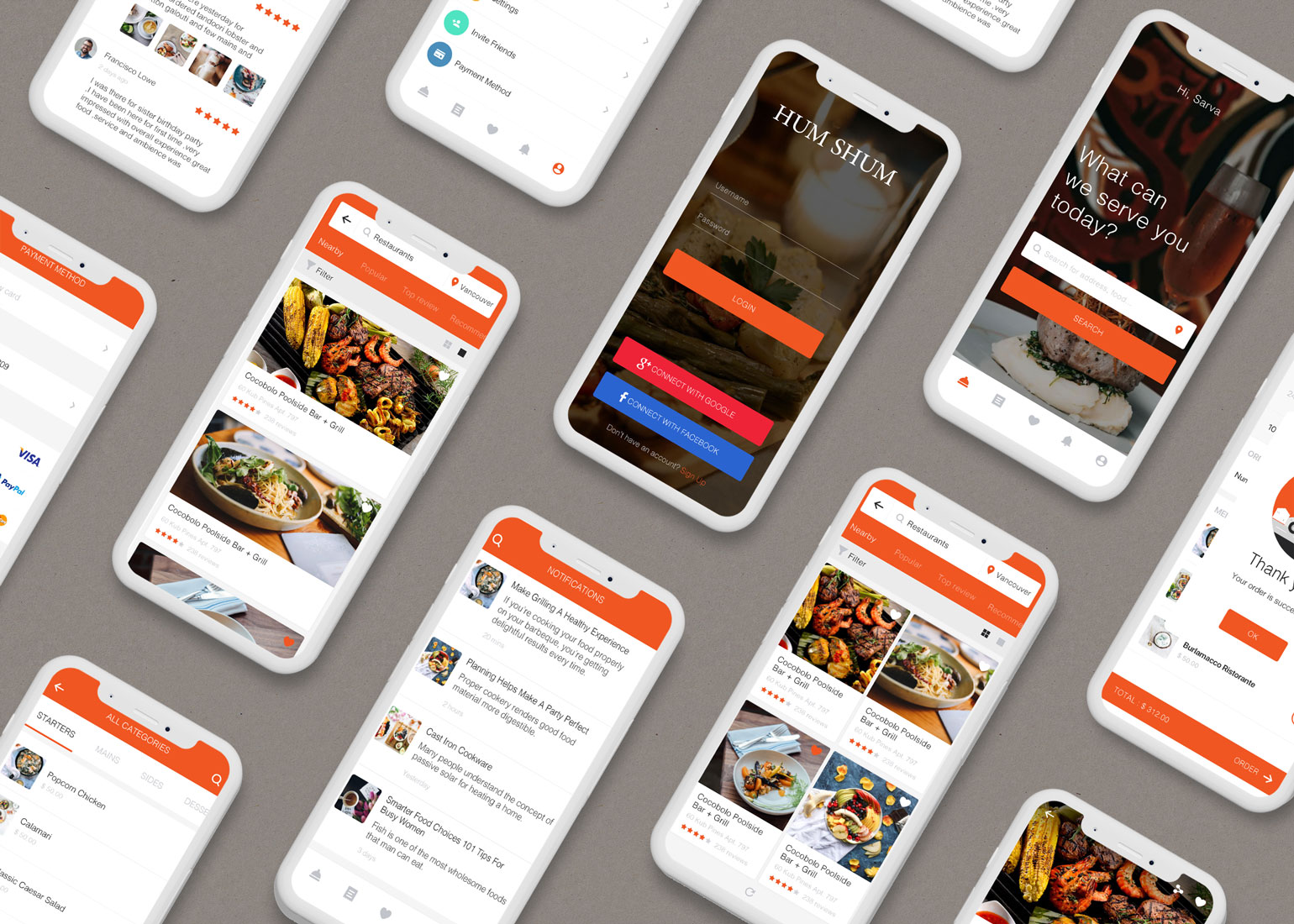 sarvadesign-food online ordering app