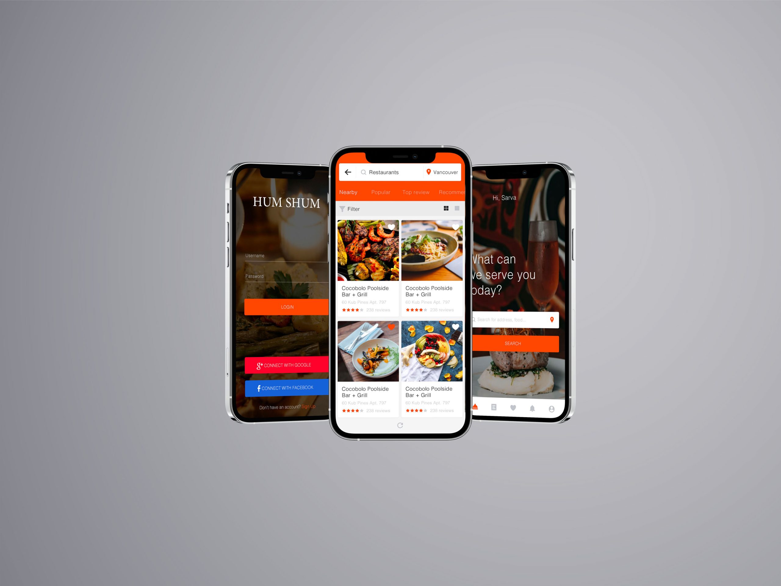 sarvadesign-food app